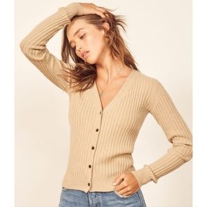 Reformation cashmere cardigan